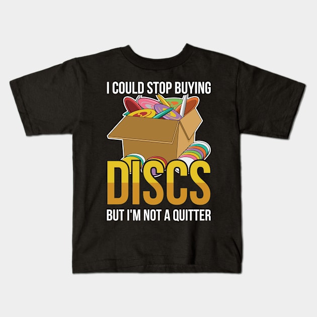 Disc Golf Design for a Disc Golf Coach Kids T-Shirt by ErdnussbutterToast